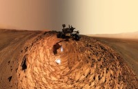 سلفی متفاوت «کنجکاوی» در مریخ 1
