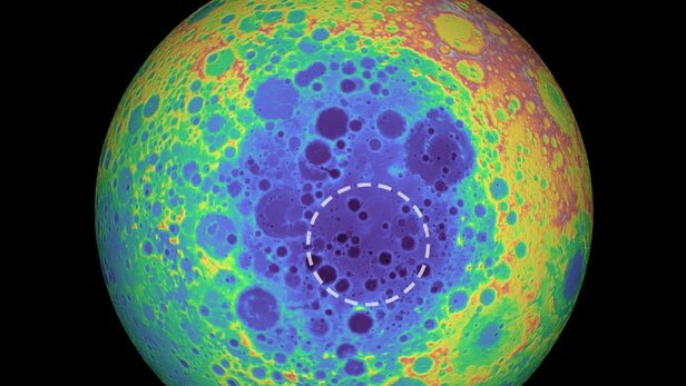 کشف فلز زیر یک دهانه 4 میلیارد ساله در ماه!
