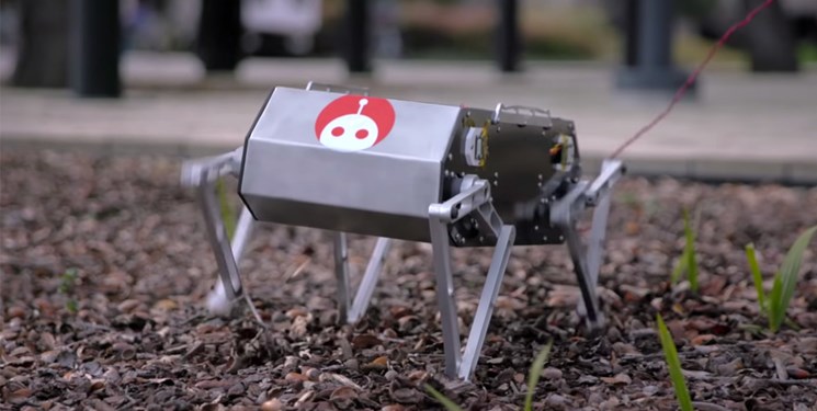 تولید سگ رباتیکی که در هوا پشتک می‌زند