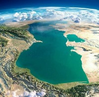 تصویر ماهواره‌ای زیبا از بزرگترین دریاچه جهان