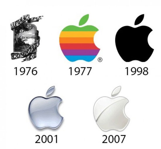 تغییرات لوگو های مایکروسافت، اپل، سامسونگ، یاهو و گوگل 1