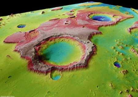 کشف دریاچه‌ای عجیب در سیاره مریخ 1