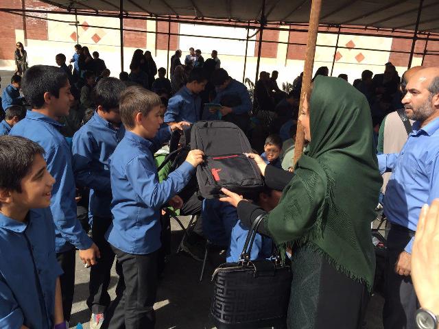 دبیرستان قلم چی منطقه 15 تهران افتتاح و بهره برداری شد