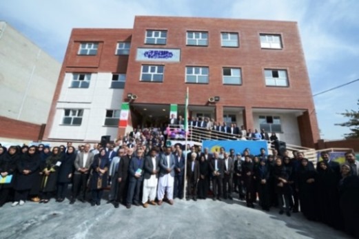 دبیرستان قلم چی منطقه 15 تهران افتتاح و بهره برداری شد