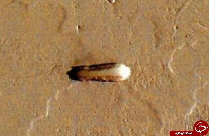 کشف یک شی مرموز غول پیکر روی مریخ
