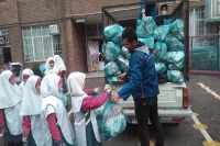 اعطای بن کتاب به دانش آموزان در ازای پسماند خشک