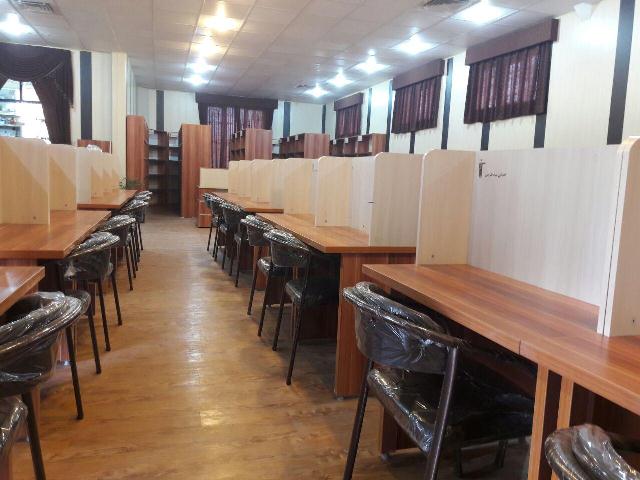 تجهیز کتابخانه قلم چی پژوهش سرای دانش آموزی شهرستان قائن