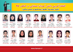 موفقیت بی نظیر دانش آموزان استثنایی در کنکور 97