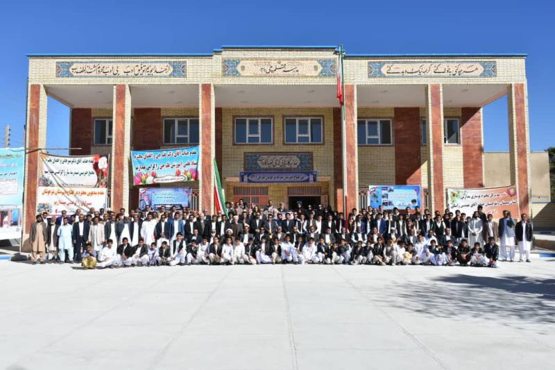 دبیرستان تیزهوشان قلم چی سراوان به طور رسمی افتتاح شد