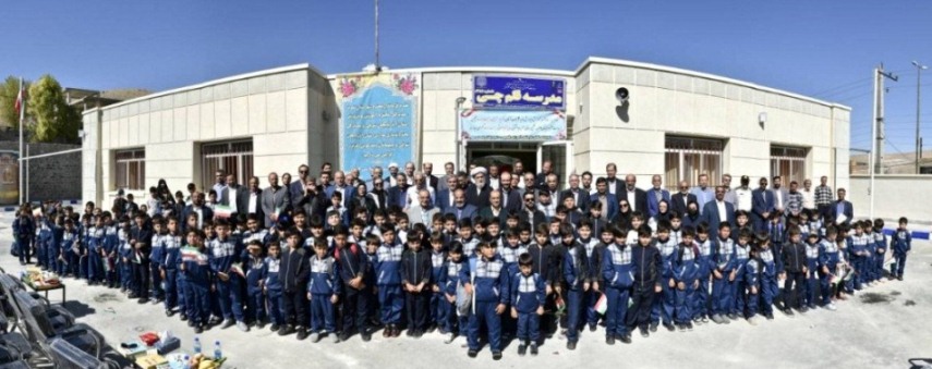 مدرسه 6 کلاسه بنیاد قلم‌چی در روستای هروی تبریز افتتاح شد