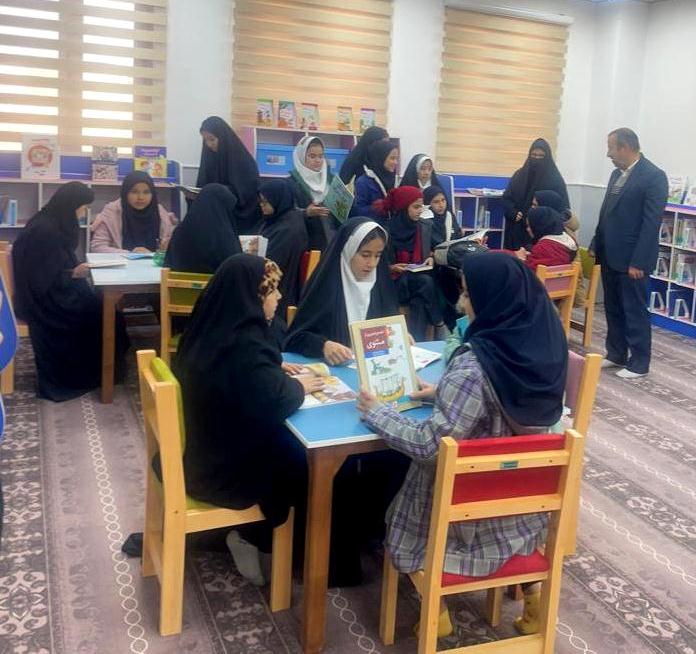 افتتاح کتابخانه‌عمومی روستای لنگرود قم(تجهیزشده توسط بنیادقلم‌چی)