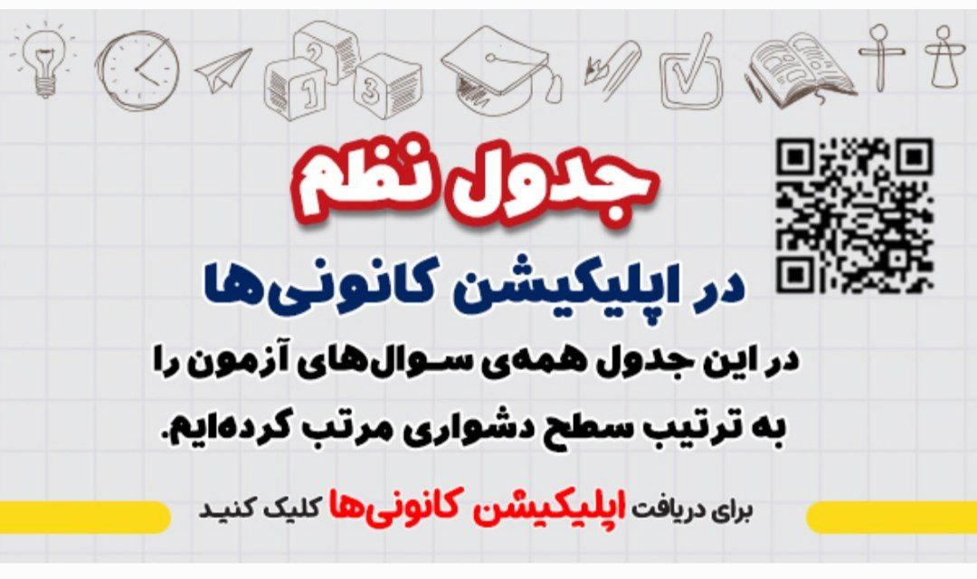 مشاهده جدول نظم همزمان باکارنامه زودهنگام در کانونی ها