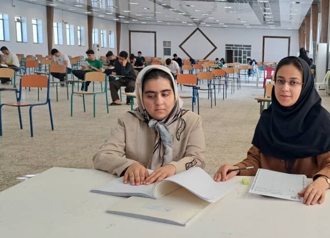 برترین رتبه نابینای کنکور 1404 / غزل بهرامی رتبه 12 کنکور انسانی