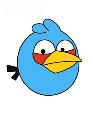 آموزش گام به گام نقاشی 28(Angry Birds (blue)