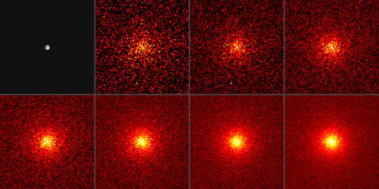 تصاویر ثبت شده از ماه درخشان‌تر از خورشید!