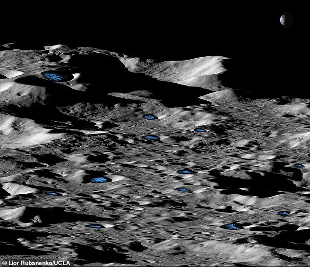 برخی از یخ‌های ماه تازه تشکیل شده‌اند