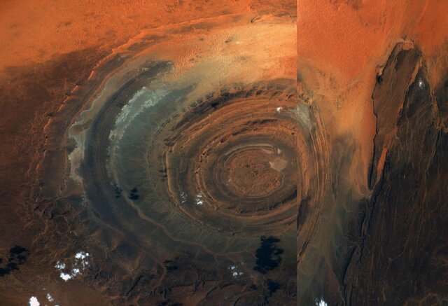 چشم صحرای بزرگ آفریقا!