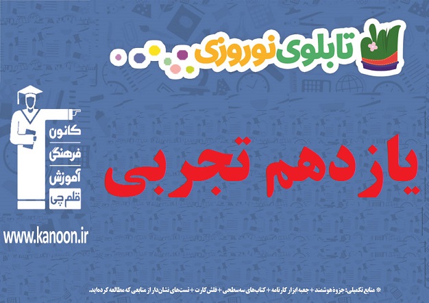 تابلو نوروزی یازدهم تجربی