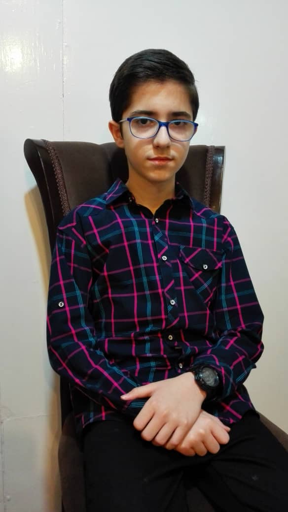 گفت وگو با امیرحسین طاهری نژاد، کلاس هشتم از گچساران