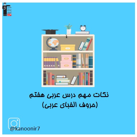 حروف الفبای عربی - نکات مهم عربی هفتم - فرخنده دشتی