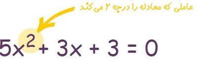 درسنامه ریاضی - حل معادله درجه دوم