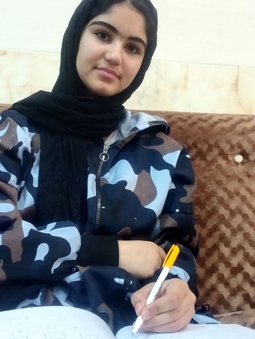 گفت وگو با  فاطمه احمدی؛دانش آموز تراز برتر پایه هشتم