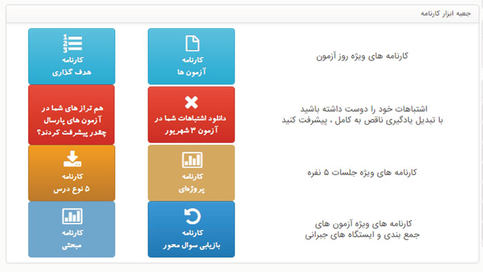 فیلم: استفاده‌ی رتبه‌های برتر کانون از جعبه ابزار کارنامه