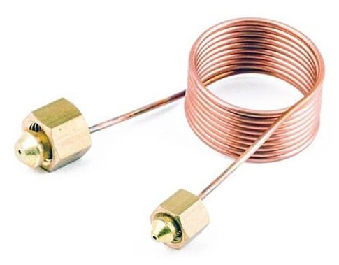 لوله مویین، در سیستم تبرید تراکمی