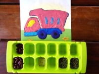 کاردستی زیبا با حبوبات