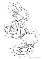 بچه‌ها نقطه به نقطه - اردک کتابخوان