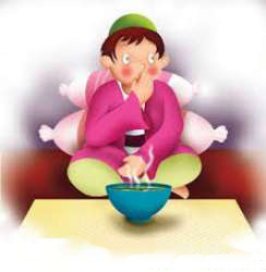 ضرب المثل <<آش نخورده و دهن سوخته>>