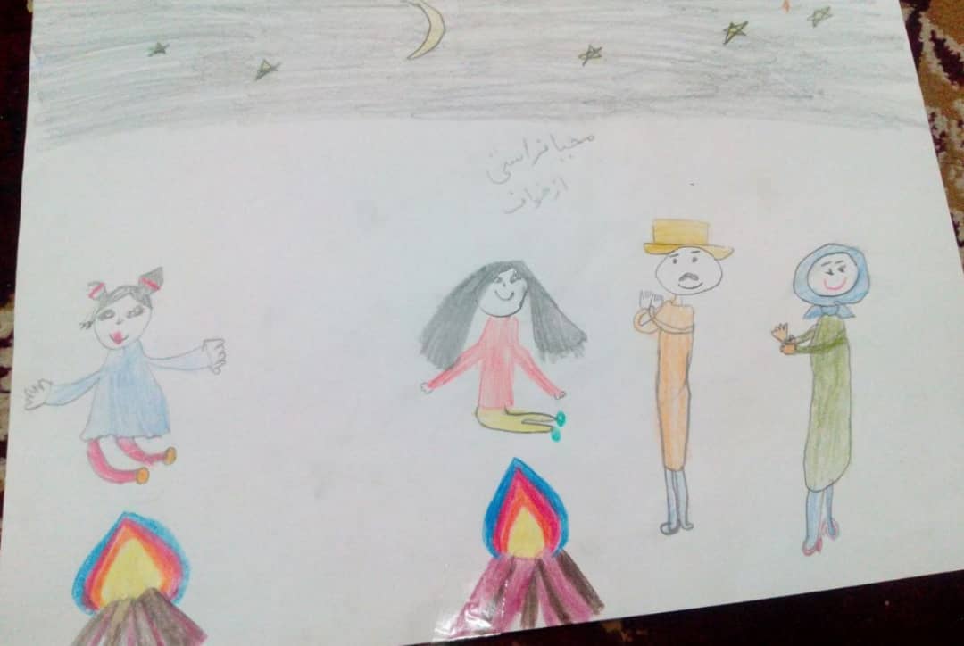 نقاشی قشنگ محیا فراستی از خواف