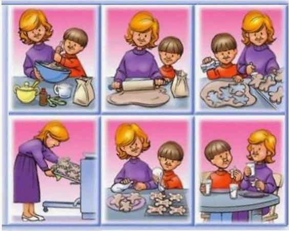 زنگ علوم- پختن شیرینی