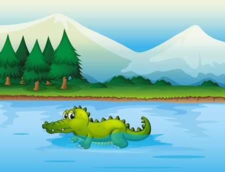 داستان کوتاه«تمساح حریص»