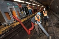 جمع‌آوری زباله‌های نیویورک با یک ابر جارو برقی