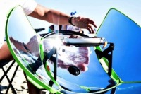 آشپزی با نور خورشید!