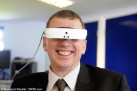 رویای فوتبال دیدن یک مرد نابینا تحقق یافت.