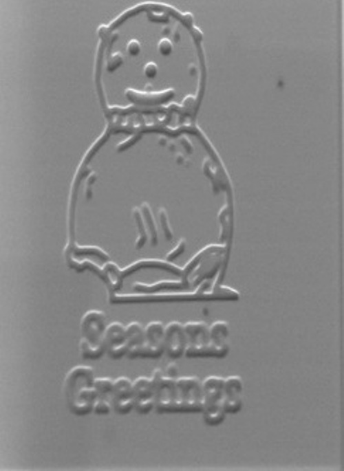 ساخت کوچکترین کارت تبریک کریسمس جهان