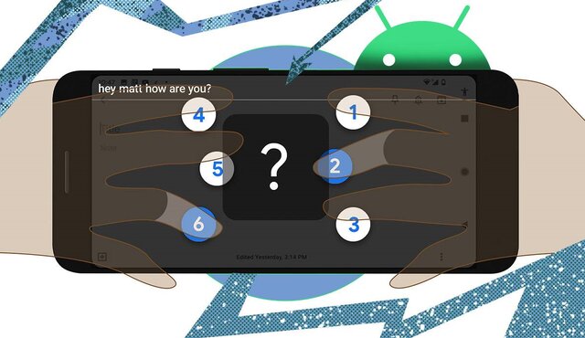 گوگل برای نابینایان "کیبورد مجازی" ساخت
