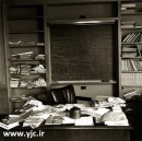 تصویری نادر از دفتر آلبرت انیشتین