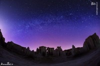 شاهکاری از سقوط ستارگان در قشم