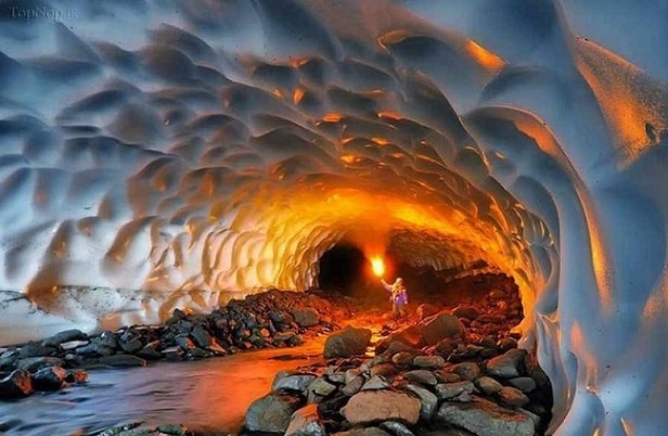 چما، یکی از نادرترین و اعجاب انگیزترین غارهای ایران