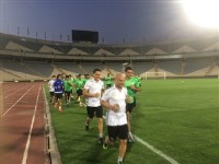 استارت تمرین الوحده زیر نور استادیوم