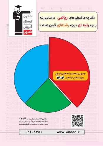دفترچه قبولی‌ها بر اساس رتبه برای انتخاب رشته کنکور 1404