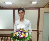 گفتگو با حسین بصیر رتبه 3 کنکور 96از روستای ترکمبور بستان آباد