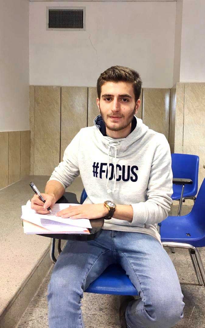 گفت‌وگوبا مهیار جعفری نوده، دوازدهم ریاضی از زنجان باتراز 8030