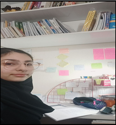 گفت و گو مهدیه امین باقهرمان پیوستگی نیم سال اول مهلا حیدرزاده