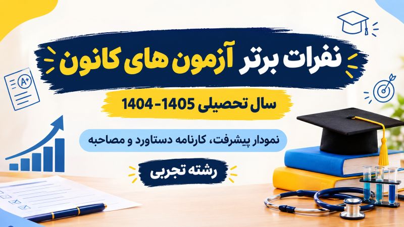با نفرات برتر تجربی کانون آشنا شوید - شهریور 1405