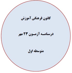 پنجشنبه 22 مهر: درسنامه آزمون 23 مهر - هفتم، هشتم و نهم