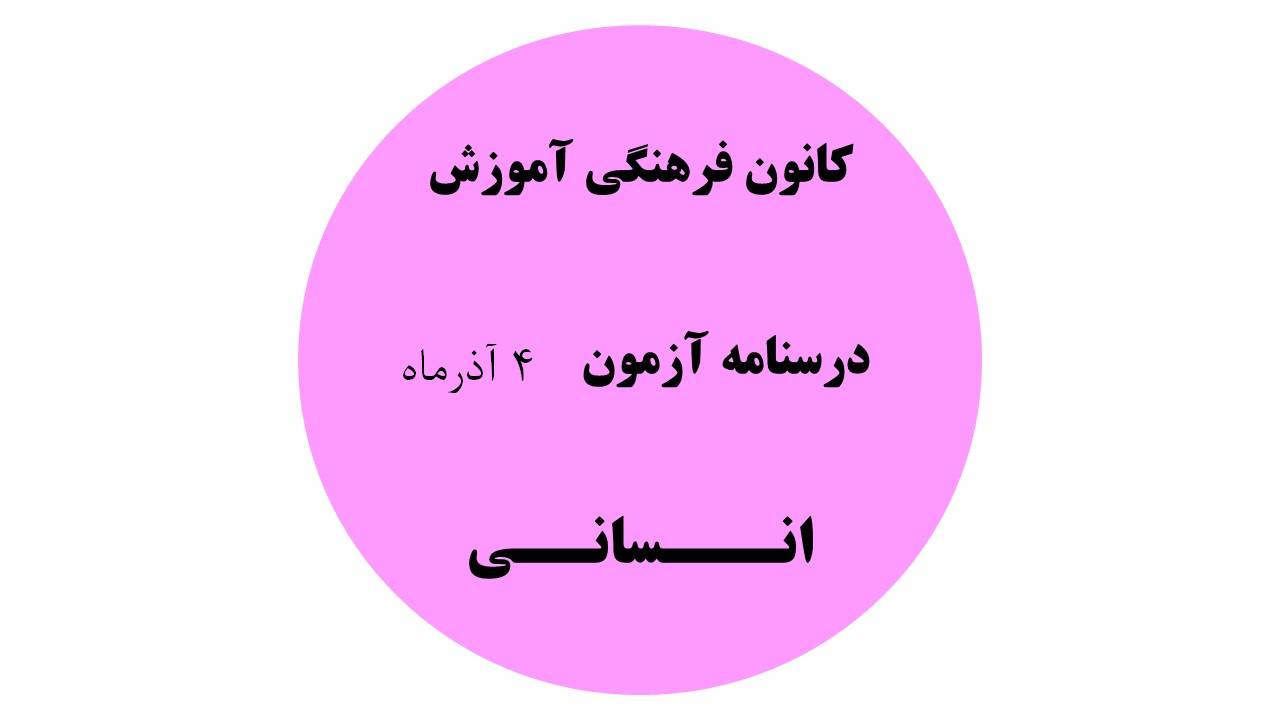 دفترچه درسنامه‌های آزمون 4آذرماه دهم یازدهم و دوازدهم انسانی